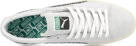 Кеды Puma SUEDE X SASHIKO VINTAGE светло-серо-черные 381166-01