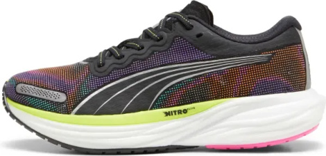 Кроссовки беговые женские Puma DEVIATE NITRO 2 PSYCHEDELIC разноцветные 380077-01