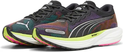 Кроссовки беговые женские Puma DEVIATE NITRO 2 PSYCHEDELIC разноцветные 380077-01