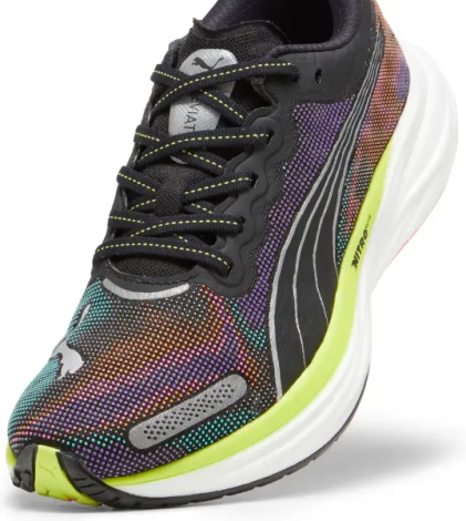 Кроссовки беговые женские Puma DEVIATE NITRO 2 PSYCHEDELIC разноцветные 380077-01