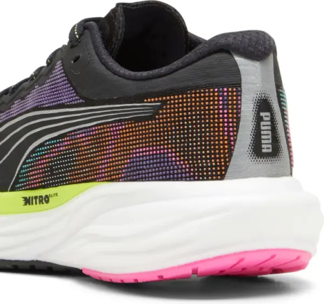 Кроссовки беговые женские Puma DEVIATE NITRO 2 PSYCHEDELIC разноцветные 380077-01