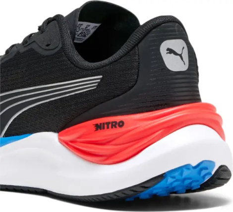 Кроссовки беговые Puma ELECTRIFY NITRO 3 черно-сине-красные 378455-04