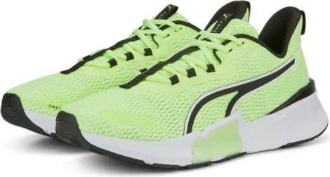 Кроссовки для тренировок Puma PWRFRAME 2 салатово-черные 377970-06