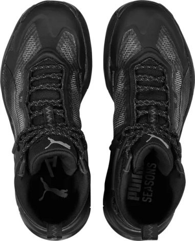 Ботинки для хайкинга женские Puma EXPLORE NITRO MID GORE-TEX черно-темно-серые 377861-01