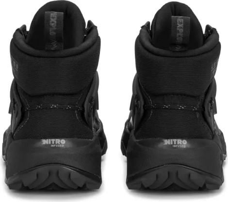 Ботинки для хайкинга женские Puma EXPLORE NITRO MID GORE-TEX черно-темно-серые 377861-01