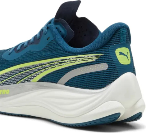 Кроссовки беговые Puma VELOCITY NITRO 3 темно-бирюзово-лаймовые 377748-02