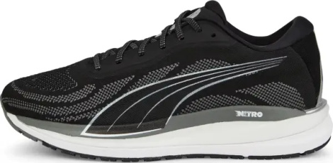 Кроссовки беговые Puma MAGNIFY NITRO KNIT черно-серые 376907-01