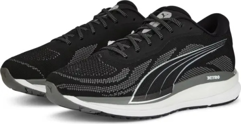 Кроссовки беговые Puma MAGNIFY NITRO KNIT черно-серые 376907-01