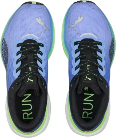 Кроссовки беговые женские Puma DEVIATE NITRO 2 сине-салатовые 376855-10