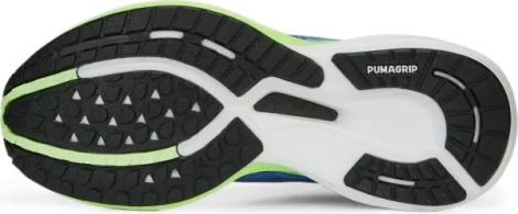 Кроссовки беговые женские Puma DEVIATE NITRO 2 сине-салатовые 376855-10