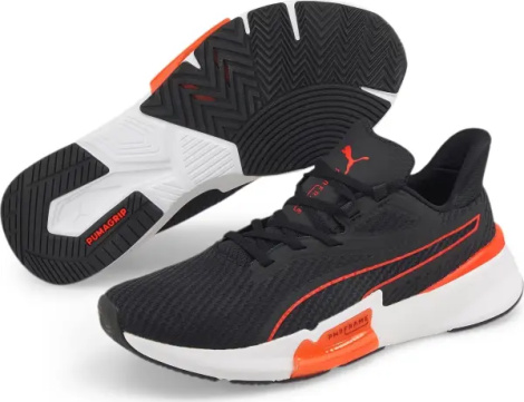 Кроссовки для тренировок Puma PWRFRAME черно-оранжевые 376049-02