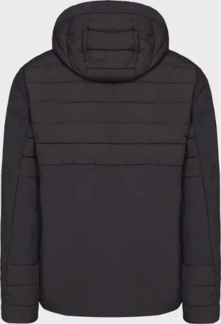 Куртка CMP JACKET HYBRID ZIP HOOD черная 32K3247-U901