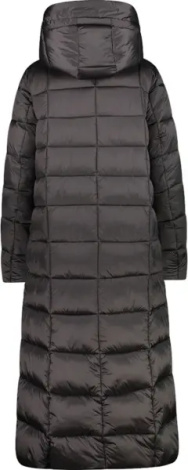 Куртка женская CMP COAT FIX HOOD черная 32K3136-E910