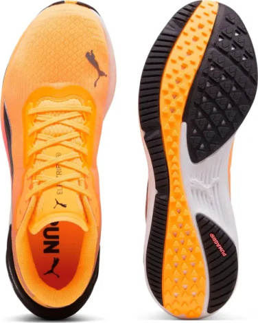 Кроссовки беговые Puma ELECTRIFY NITRO 3 оранжево-черные 310487-01