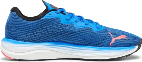 Кроссовки беговые Puma VELOCITY NITRO 2 сине-кораллово-черные 195337-17