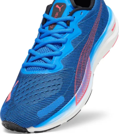 Кроссовки беговые Puma VELOCITY NITRO 2 сине-кораллово-черные 195337-17