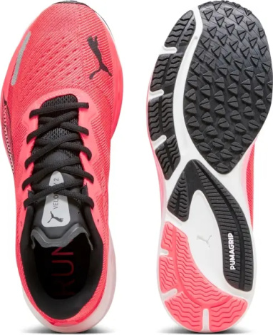 Кроссовки беговые Puma VELOCITY NITRO 2 кораллово-черные 195337-16