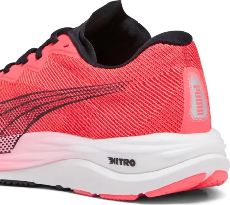 Кроссовки беговые Puma VELOCITY NITRO 2 кораллово-черные 195337-16