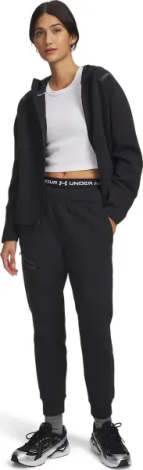 Спортивные штаны женские Under Armour UNSTOPPABLE FLEECE черные 1379846-001